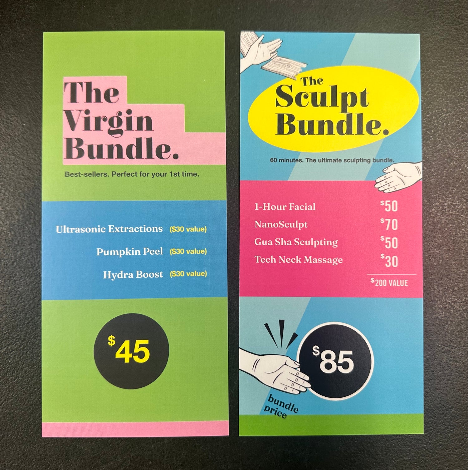 NEW! Virgin and Sculpt Bundle Combo Cards (bulk)