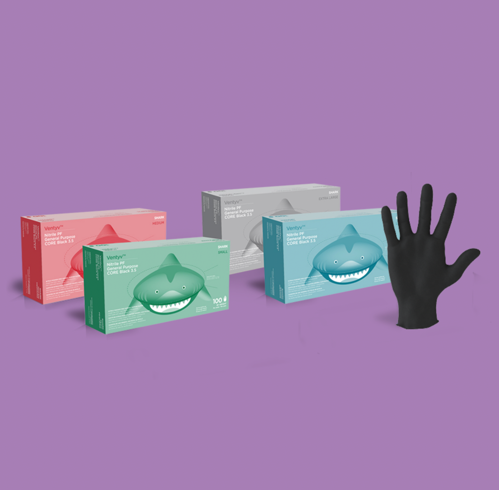 Nitrile Gloves (Black)