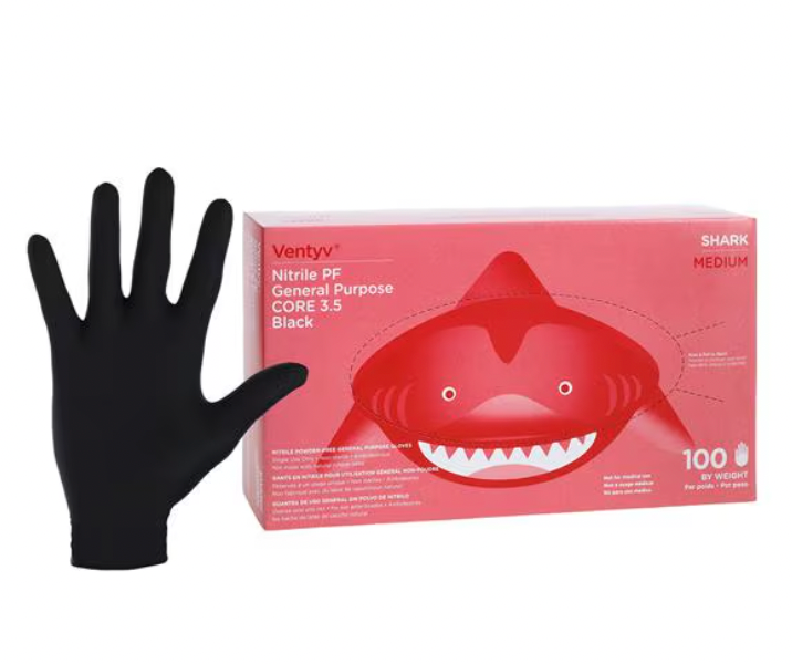 Nitrile Gloves (Black)