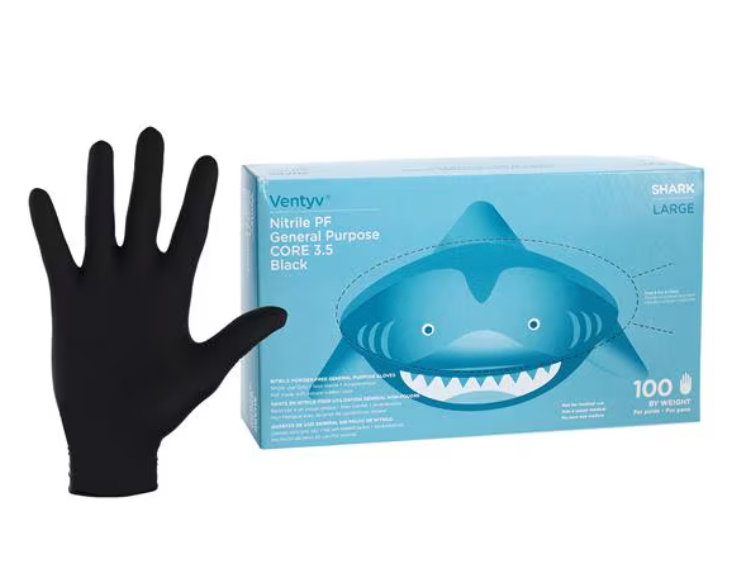 Nitrile Gloves (Black)