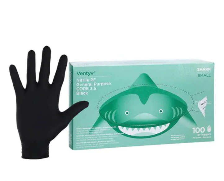 Nitrile Gloves (Black)