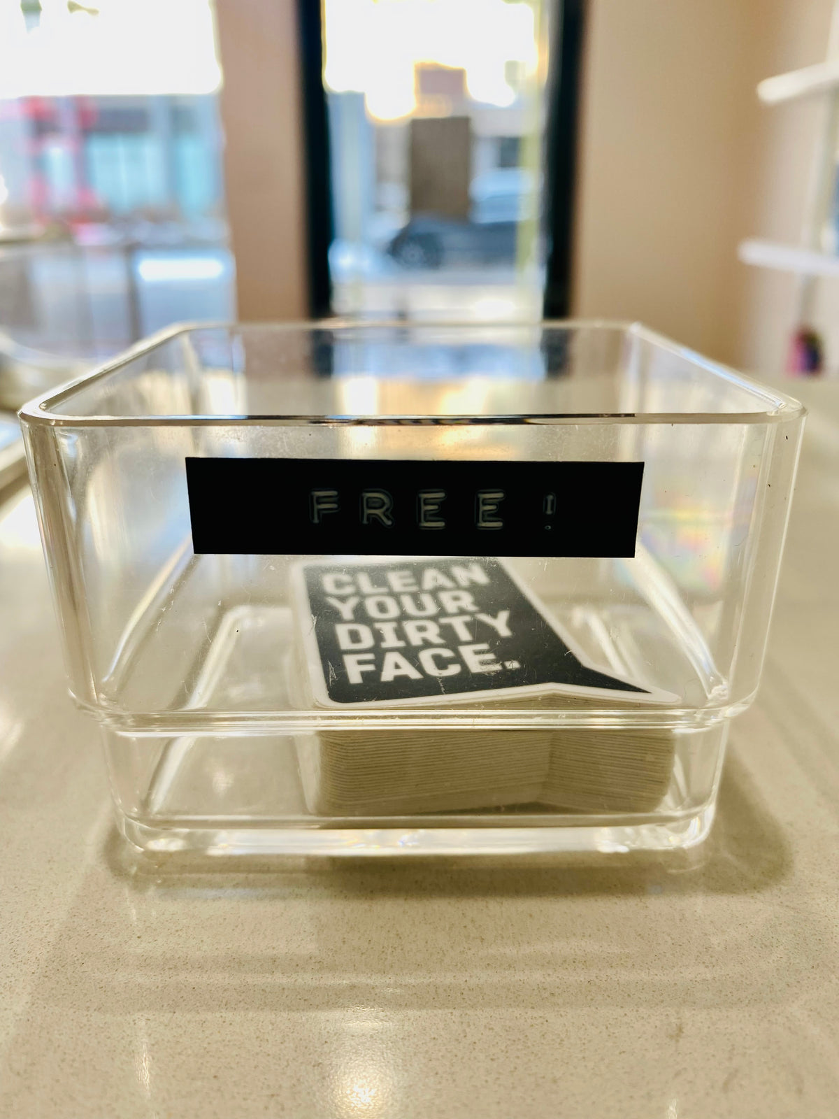 Sticker Container